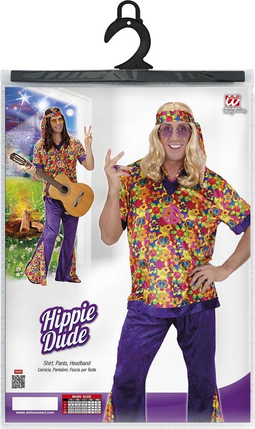 Hippie pak voor heren Verkleedkleding Large bol