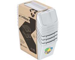 Keden - Sortibox - Set afvalsorteerbakken 4x20L - Prullenbakken - Essengrijs