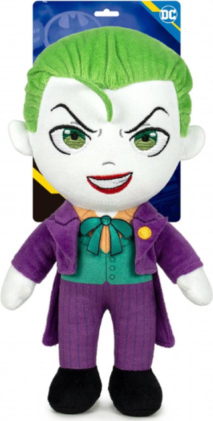 Joker - DC Comics Pluche Knuffel 30 cm {Marvel Avengers Plush Toy | Speelgoed knuffelpop voor kinderen jongens meisjes | Superheld Hero | Superman Batman Joker Spiderman Captain America Iron Man Hulk Thor Super Man}