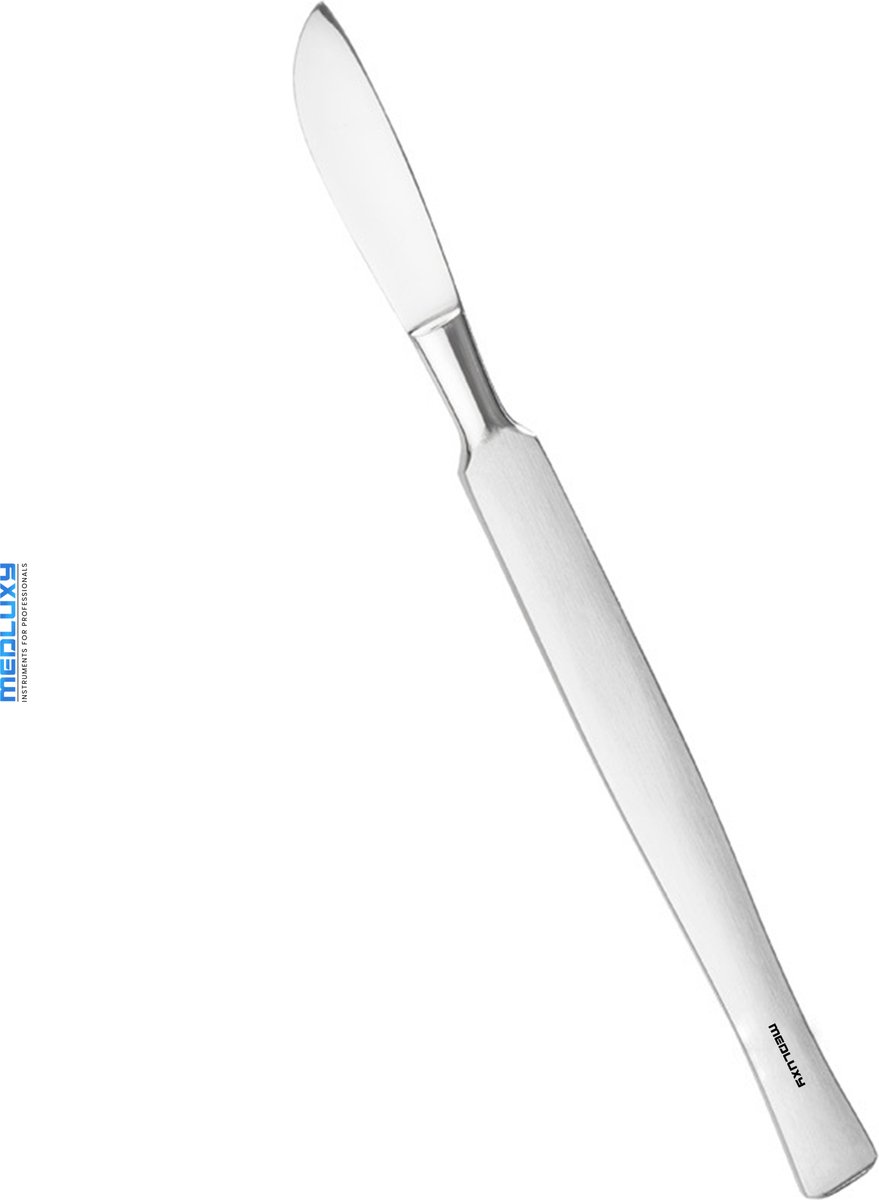 Goedkoopste MEDLUXY® - Pedicure Eeltschraper - Scalpel - 15.5 cm - RVS - (eeltmes, callus eelt verwijderaar, eeltschaaf, scalpel) [MP0476]