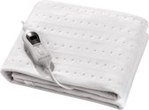 Bol.com BRASQ Elektrische onderdeken 150x80 cm - 1 persoons - Deken - Warmtedeken - Verwarmingsdeken - 60 Watt - 3 warmtestanden... aanbieding