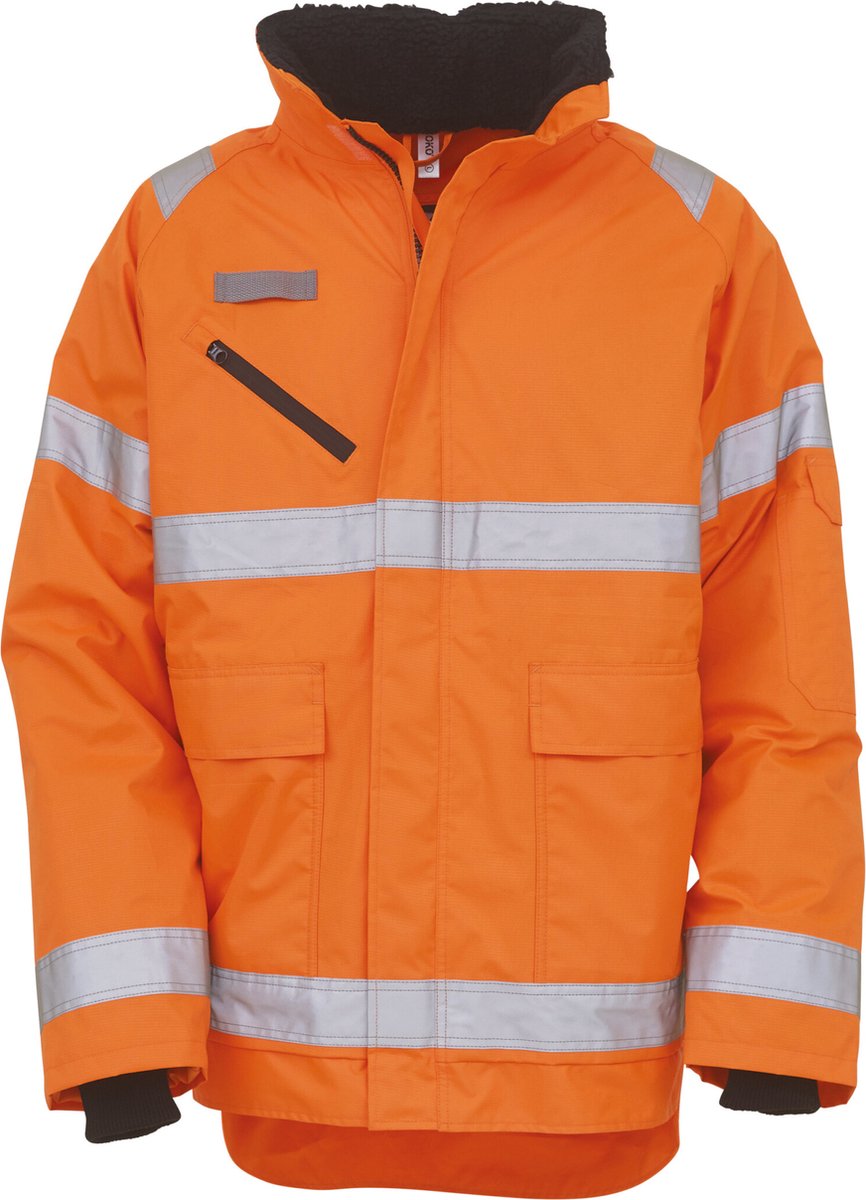 Yoko Fontaine Storm Hi-Vis jacket YHVP309 Hi Vis Oranje