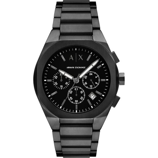 Armani zwart horloge sale