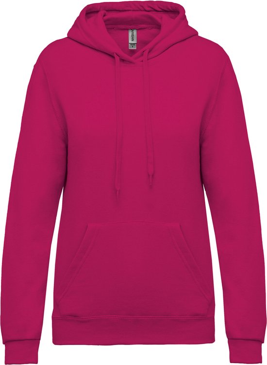 Kariban Eco damessweater met capuchon K473 - Fuchsia - M