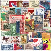 Vintage Stamp Stickers - 50 stuks - Postzegel stickers - Bullet Journal Stickers - Planner Agenda Stickers - Scrapbook stickers - Laptop stickers - Telefoon stickers - Bujo stickers - Hobbystickers