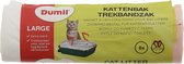 Bol.com Dumil Kattenbak Zakken | Gemakkelijk | Met Trekband | 15 Liter | 1 Rol | 8 Zakken | Hygiënische | Extra Sterk | LETOP Ho... aanbieding