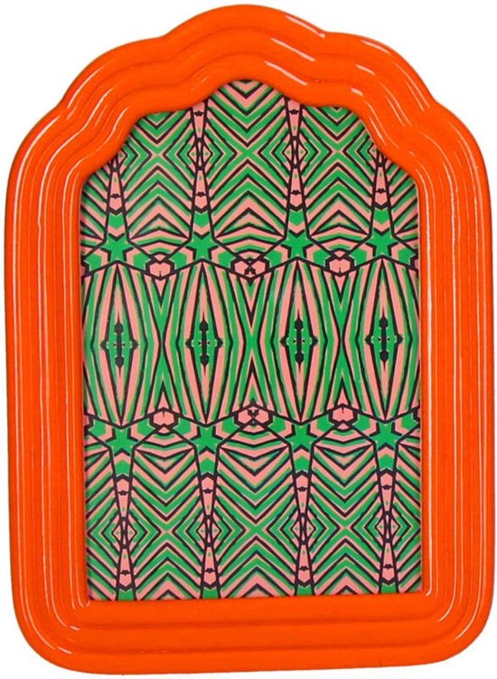 Kersten Cadre Photo Courbé Polyrésine Orange