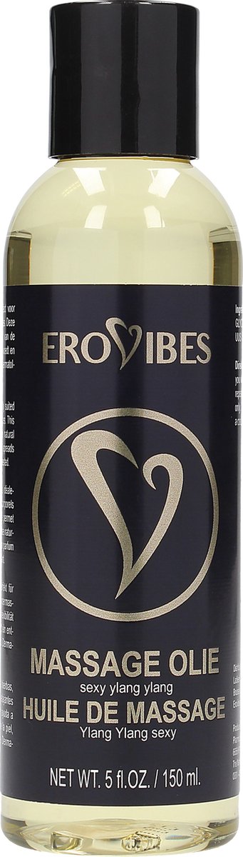 Goedkoopste Erovibes - Massage Olie Sexy Ylang-Ylang - Ylang Ylang Etherische Olie - Massageolie Erotisch - 150 ml