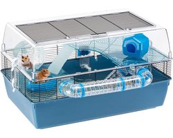 Hamsterkooi Duna Fun Large - Grote Kooi voor Hamsters en Muizen - Drie verdiepingen - Accessoires - 715 x 46 xh 41 cm