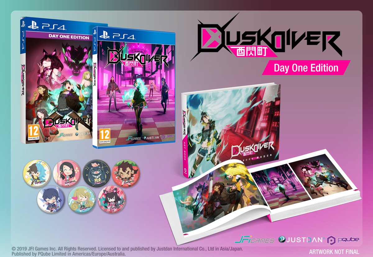 PQube Dusk Diver - Day One Edition Engels PlayStation 4