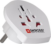 SKROSS - Reisadapter - Wereld naar Europa