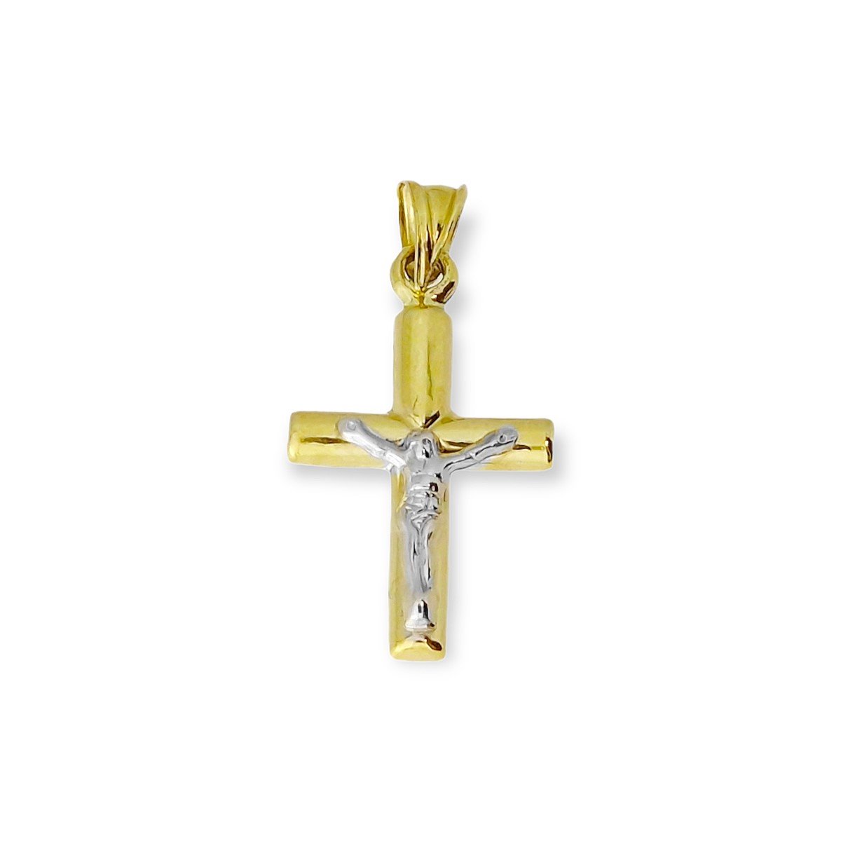 Gouden Kruis Hanger Corpus 23 mm 14 mm 14 karaats