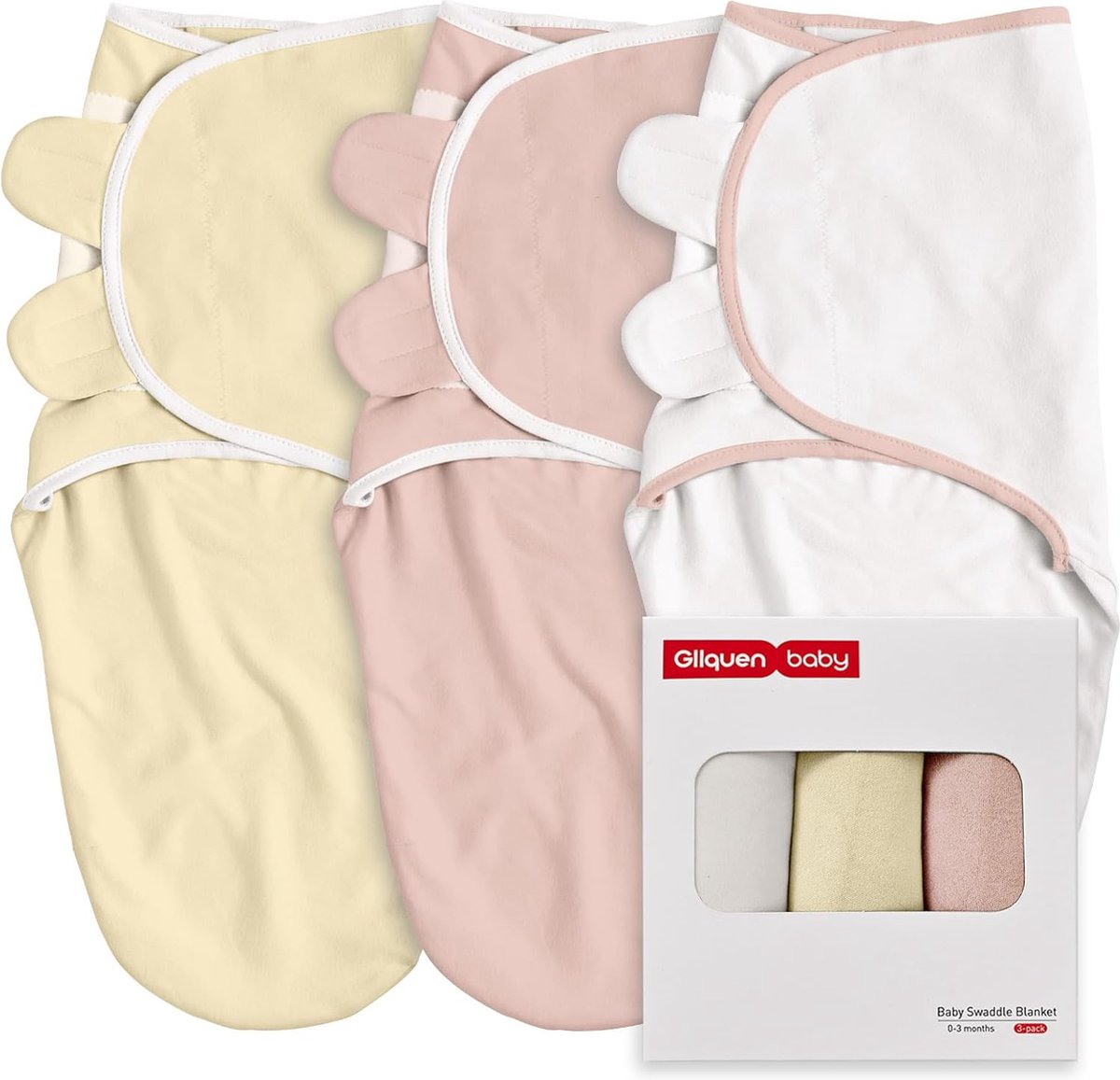 Momcozy Inbakerdoek Voor Baby's Van 0 3 Maanden, Stille Sluiting Nieuwe Ouders Vermindert De Schrikreflex Onmisbaar Pasgeborenen Verpakking 2 Blauw En Groen 3623151388