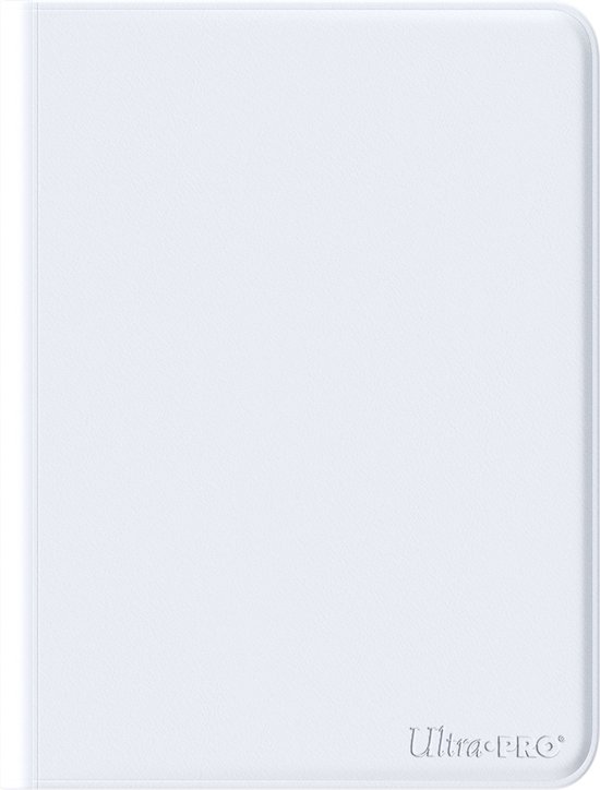 PRO-BINDER Zippered 9-Pocket Vivid White