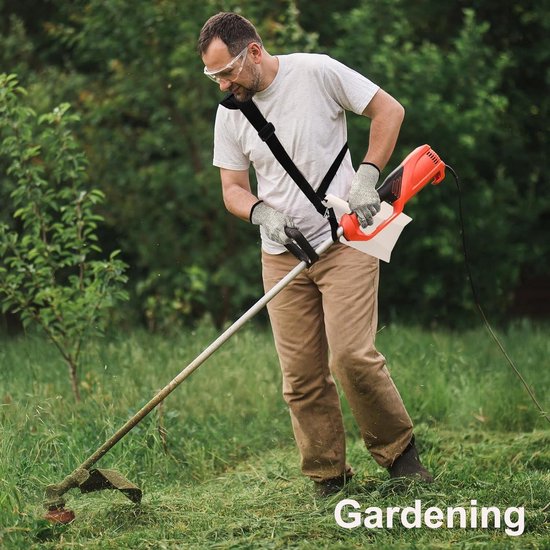 Bosmaaier Harnas - Verstelbaar - Duurzaam - Draagharnas - Nylon Riemaccessoire - Universeel - Harnas - Schouder Riemen - Harnas - Accessoires Voor Grasmaaiers - Weed Eater Strap - Zwart - Voor Bosmaaier Gras Trimmer van Bosma — afbeelding 3