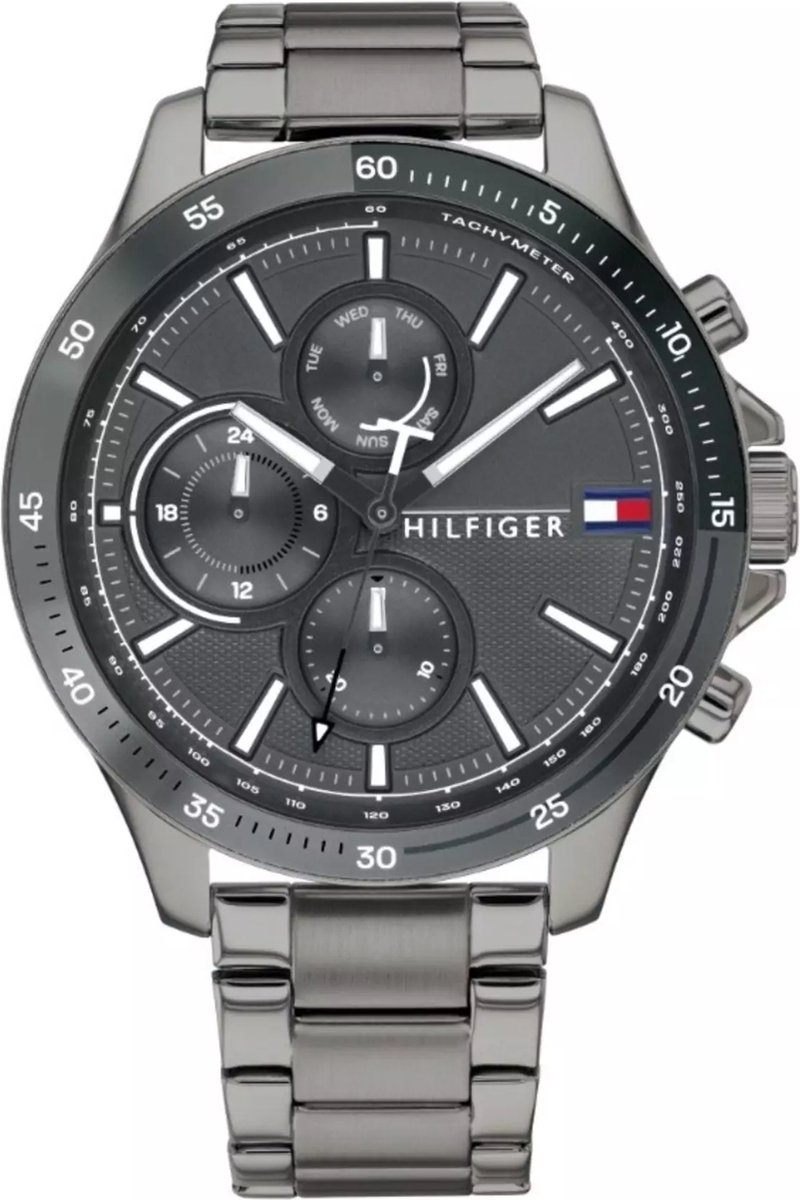 Tommy Hilfiger TH1791719 Horloge - Staal - Grijs - Ø 46 mm