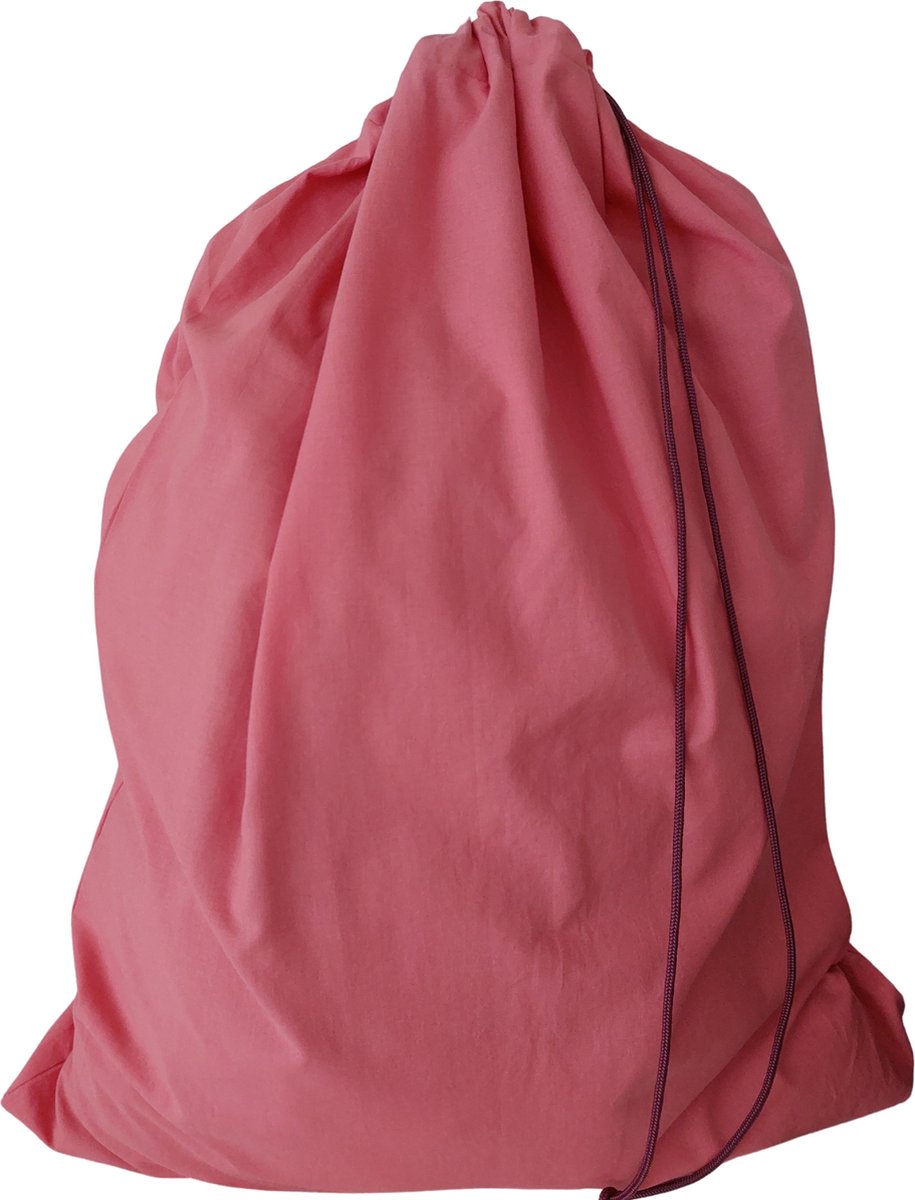 Goedkoopste Katoenen waszak -XL - met trekkoord - roodbruin