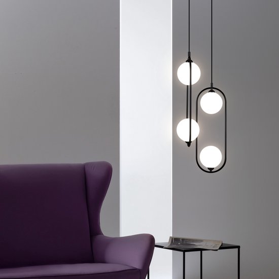 Maytoni - Lampe Suspendue Ring - Zwart