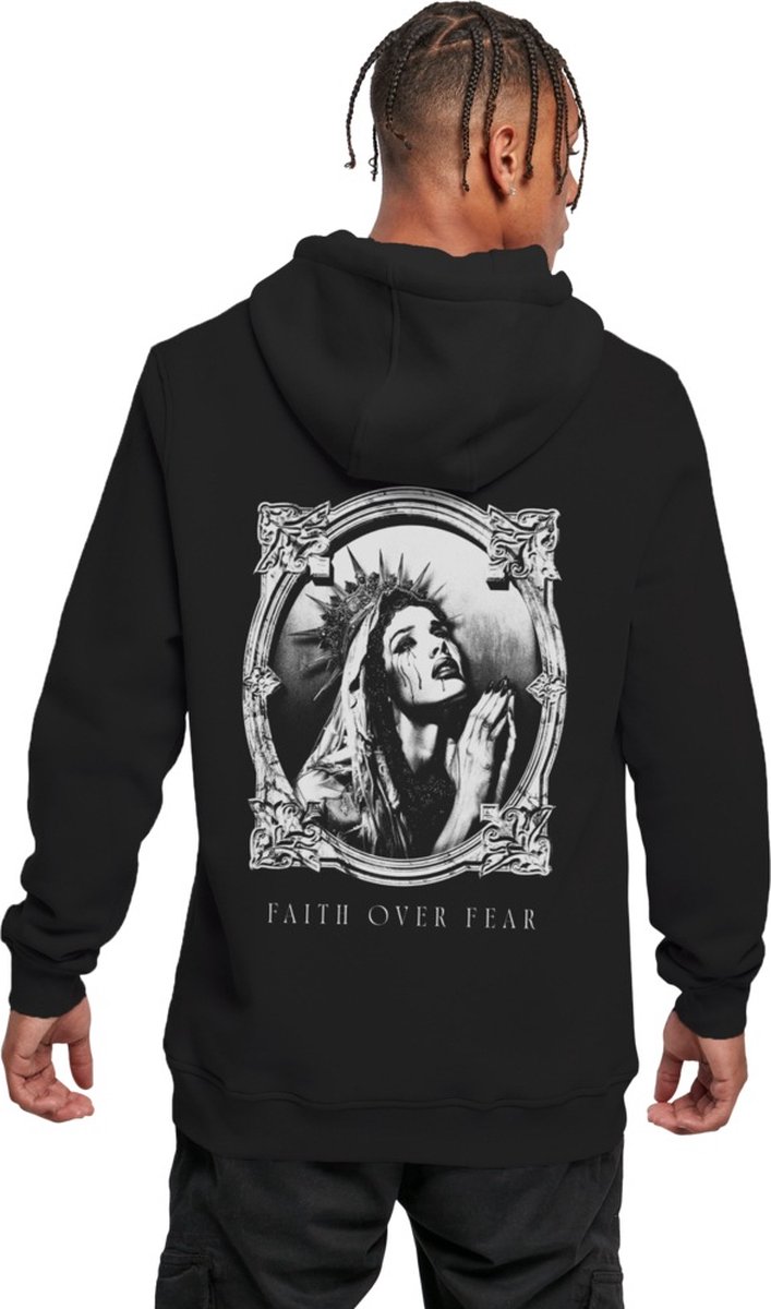 Mister Tee Faith Over Fear Hoodie/trui S Zwart