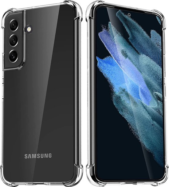 Samsung S22 Shockproof case hoesje doorzichtig - Samsung S22 shock proof hoesje backcover transparant