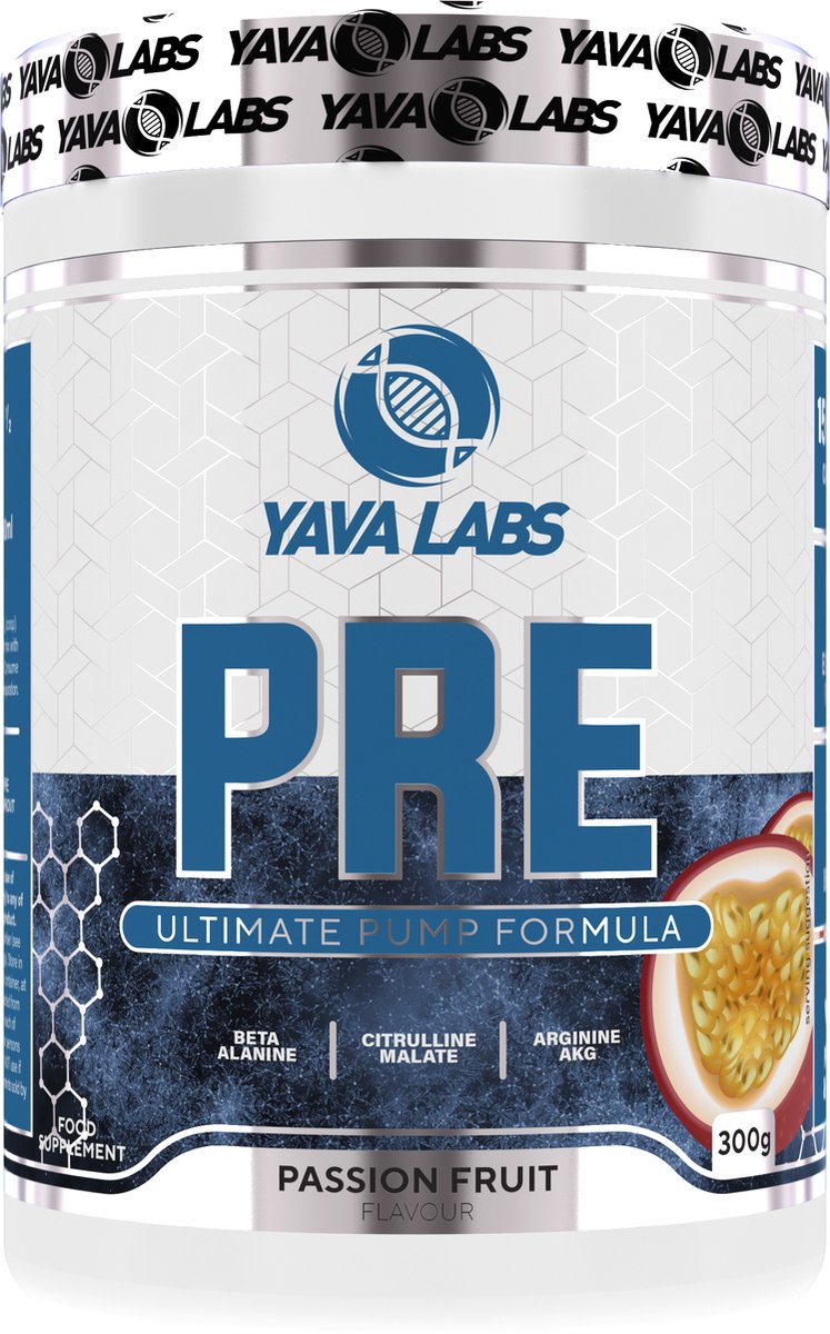 Yava Labs Pre workout Passion Fruit 300 GR