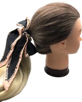 Haarstrik, Haarband, Hair Bow, Haarstrikje, Elegant, Esthetisch, Charmant, Feestelijk, Zwart/Roze
