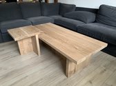 Salontafel Elegante 4 | massief eikenhout 1.40 x 0.60 | Quattro Design