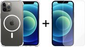 iPhone 13 Pro hoesje magnetisch shockproof transparant case - hoesje iPhone 13 Pro - 1x iPhone 13 Pro Screenprotector