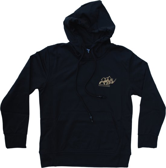 KAET - hoodie - unisex - zwart - maat -13/14 - 164 - outdoor - sportief - trui met capuchon - zacht gevoerd