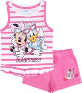 Kledingset: shirt en korte broek met Minnie Mouse en Daisy / 110 cm