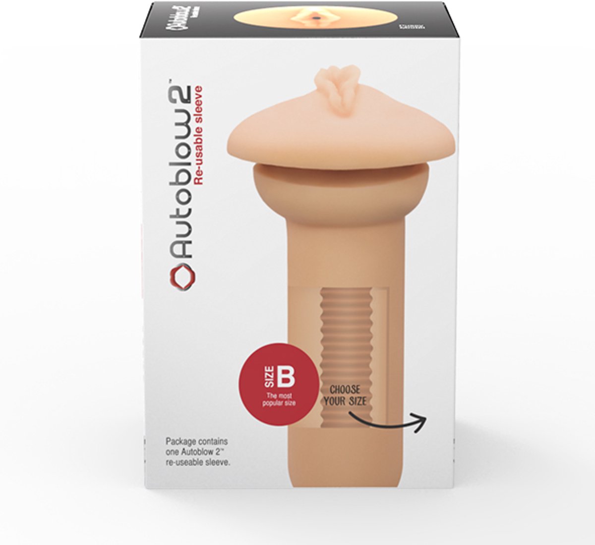 Goedkoopste Autoblow - 2 Plus XT Vagina Sleeve B