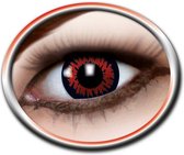 Partyxclusive Contactlenzen Wolf Siliconen Zwart/rood