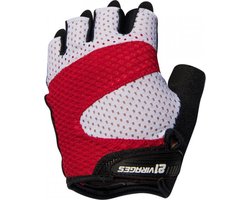 21Virages fietshandschoenen zomer unisex Rood Wit / Summer cycling glove Airflow Red white - L