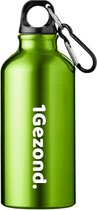 1Gezond Drinkfles aluminium  groen (400 ML)