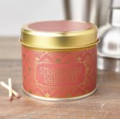 Strawberry Daiquiri Happy Hour Tin Candle