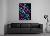 ✅Uniek Dom P x Kek Kunstwerk Acrylic 40x60 cm  - groot - Print op Acrylic schilderij - CUSTOM WALL ART - DOM P - Dom Perignon - (Wanddecoratie woonkamer / slaapkamer / keuken / living room) -