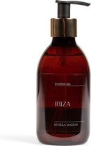 Riviera Maison Zeep dispenser, zeeppompje, douchegel - Shower Gel Ibiza - Bruin - Polyethyleen - 300 ml