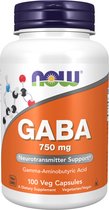 NOW FOODS GABA 500 mg 100 kaps.