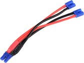 Revtec - Power Y-kabel - Parallel - EC-2 - 14AWG Siliconen-kabel - 12cm - 1 st