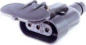 Holec krachtstroom contrastekker Plat 4 Polig 32 Amp