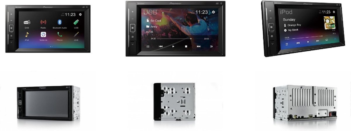Pioneer DMH-A240DAB Multimedia Autoradio met o.a. DAB+ (2-DIN) – foto 3