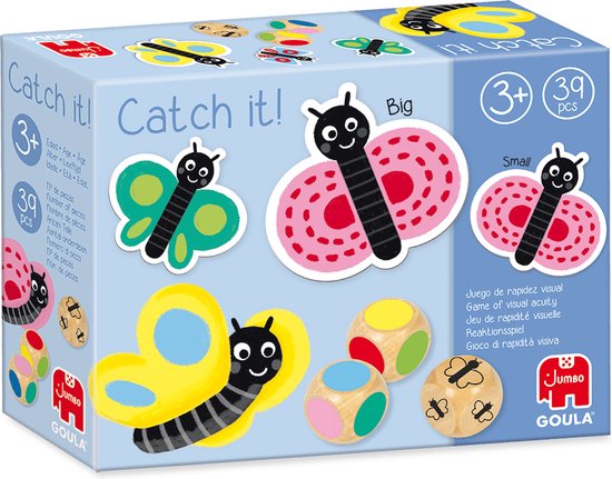 Afbeelding van het spel Goula Catch it! Butterflies - Educatief Dobbelspel