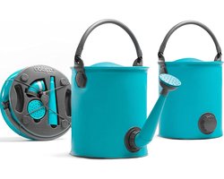 Colapz Opvouwbare Emmer en Gieter 9L - Jerrycan met Kraantje 7 tot 9 liter - Emmer met Deksel Afsluitbaar - Blauw - BPA-vrij - 27 x 22 x 22 cm - Kamperen met Caravan en Camper in 2025