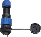Male + socket - Waterdichte kabelverbinder - 2 aderig - IP68