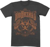 Biohazard Heren Tshirt -L- Since 1987 Zwart