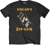 T. Rex Heren Tshirt -XL- Zip Gun Zwart