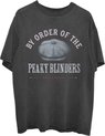 Peaky Blinders - Flat Cap Heren T-shirt - M - Zwart