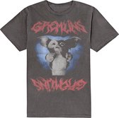 Gremlins Heren Tshirt -XL- Gizmo Graphic Zwart