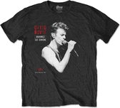 David Bowie Heren Tshirt -XL- Dallas '95 Zwart