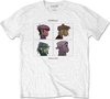 Gorillaz - Demon Days Heren T-shirt - XL - Wit